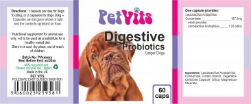 Digestive Probiotics for larger dogs