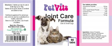 Joint Care Formula - for cats & small dogs