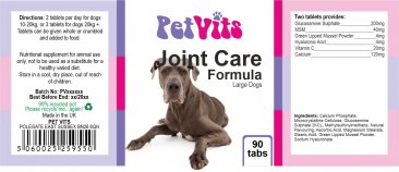 Joint Care Formula - for large dogs